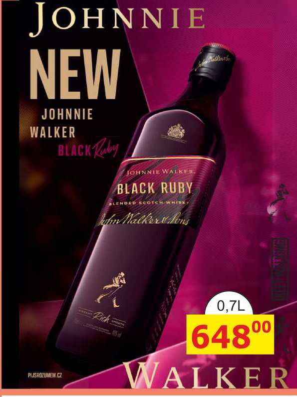 JOHNNIE WALKER BLACK RUBY 0,7L