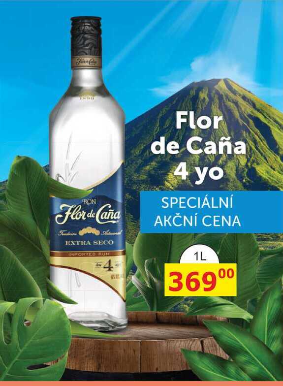 Flor de Caña 4 yo 1L