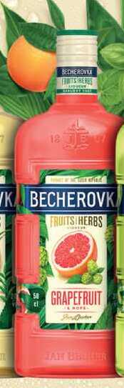 BECHEROVKA FRUITS HERBS GRAPEFRUIT 0,5l