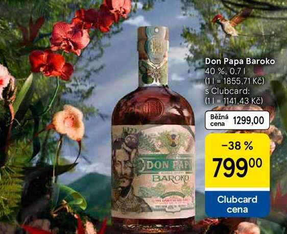 Don Papa Baroko 40%, 0.7 l