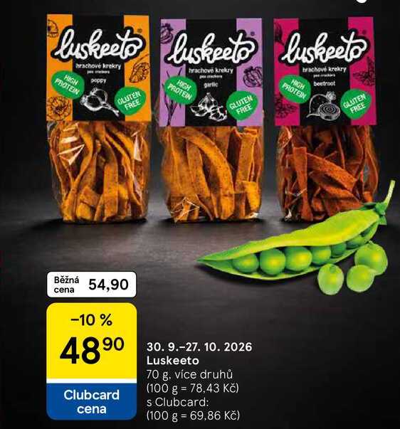 Luskeeto, 70 g, více druhů