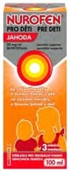 NUROFEN Pro děti Jahoda 20 mg/ml perorální suspenze