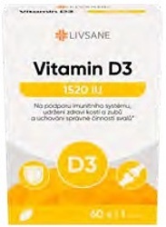 LIVSANE Vitamin D3 1520 IU