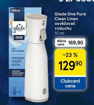 Glade One Pure Clean Linen osvěžovač vzduchu, 10 ml  