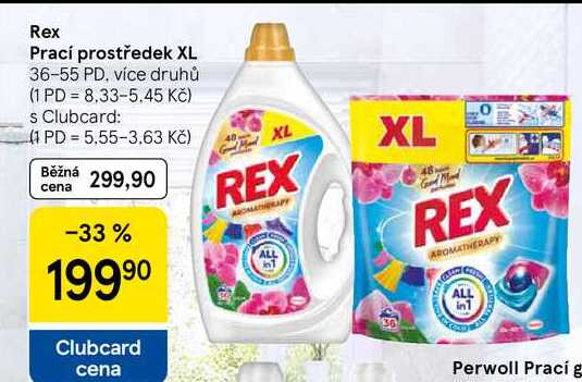 Rex Prací prostředek XL, 36-55 PD, více druhů