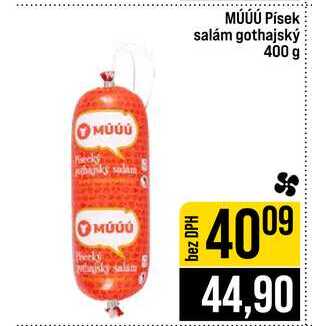MÚÚÚ Písek salám gothajský 400 g 