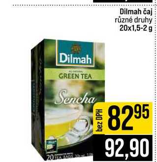 Dilmah čaj různé druhy 20x1,5-2 g 