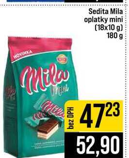 Sedita Mila oplatky mini (18x10 g) 180 g