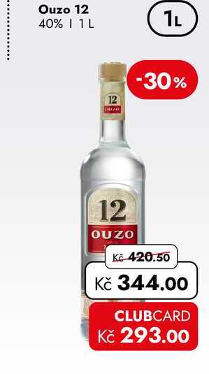 Ouzo 12 40% 1 L
