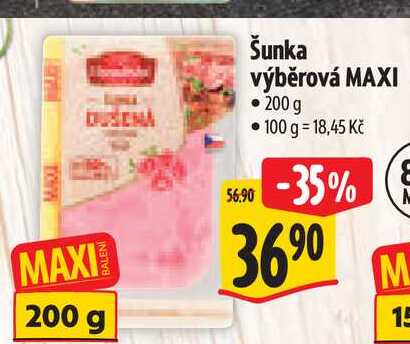 Šunka výběrová MAXI 200 g
