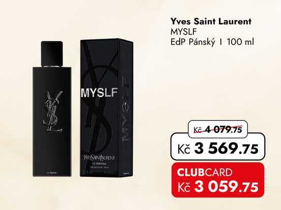 Yves Saint Laurent MYSLF EdP Pánský 100 ml  