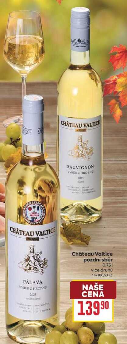 Château Valtice pozdní sběr 0,75l