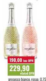 prosecco bianco, rosso, 0.75