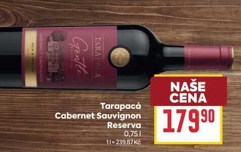 Tarapacá Cabernet Sauvignon Reserva 0,75l