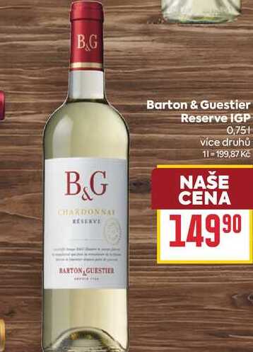 Barton & Guestier Reserve IGP 0,75l