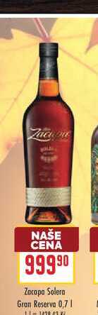 Zacapa Solera Gran Reserva 0,7l