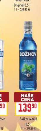 Božkov Modrá 0,5l