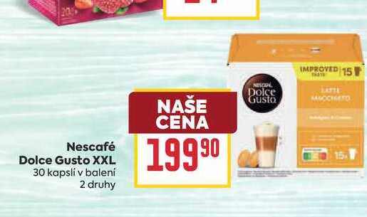Nescafé Dolce Gusto XXL 30 kapslí v balení