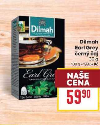 Dilmah Earl Grey černý čaj 30 g