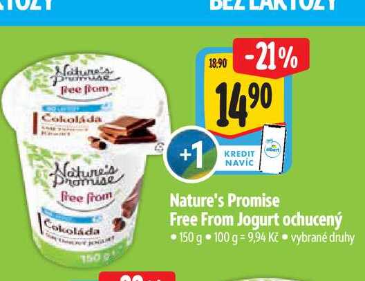 Nature's Promise Free From Jogurt ochucený 150 g