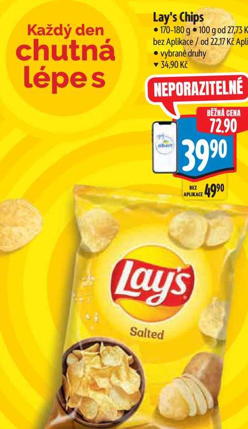   Lay's Chips 170-180 g 