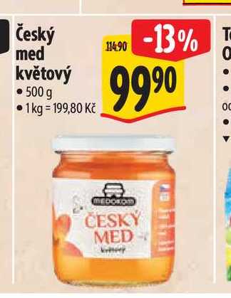 Český med květový 500 g 