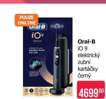 Oral-B iO 9 elektrický zubní kartáčky černý