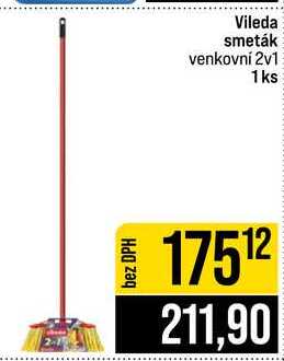 Vileda smeták venkovní 2v1 1ks