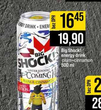 Big Shock! energy drink plum+cinnamon 500 ml
