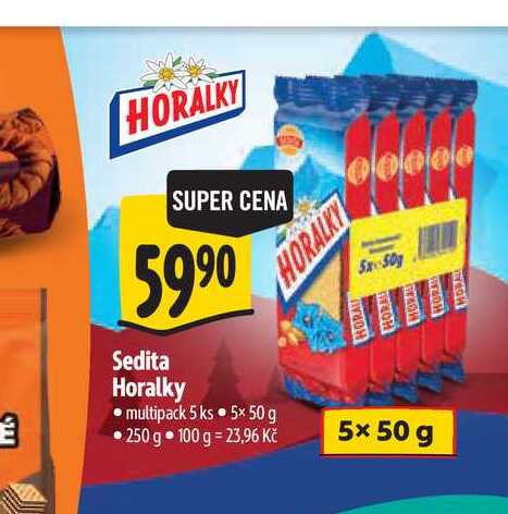 Sedita Horalky 5x 50 g