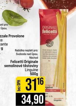 Felicetti Originale semolinové těstoviny Linguine 500g