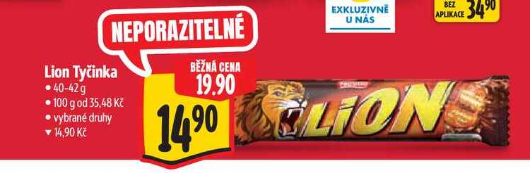 Lion Tyčinka 40-42 g