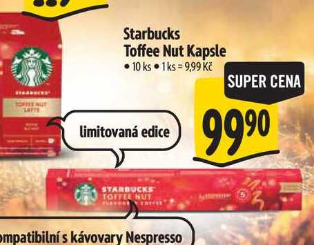 Starbucks Toffee Nut Kapsle 10 ks