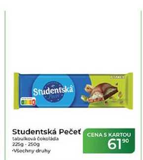 Studentská Pečeť tabulková čokoláda 2259-250g