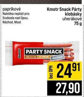 Kmotr Snack Párty klobásky uherákové 75 g