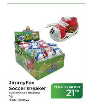 JimmyFox Soccer sneaker cukrovinka s hračkou 5g