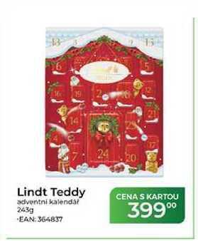 Lindt Teddy adventní kalendář 243g