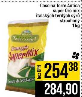 Cascina Torre Antica super Oro mix italských tvrdých sýrů strouhaný 1 kg 
