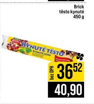Brick těsto kynuté 450 g 