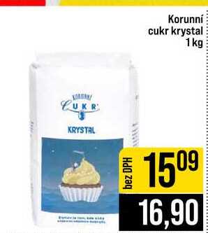 Korunní cukr krystal 1kg 