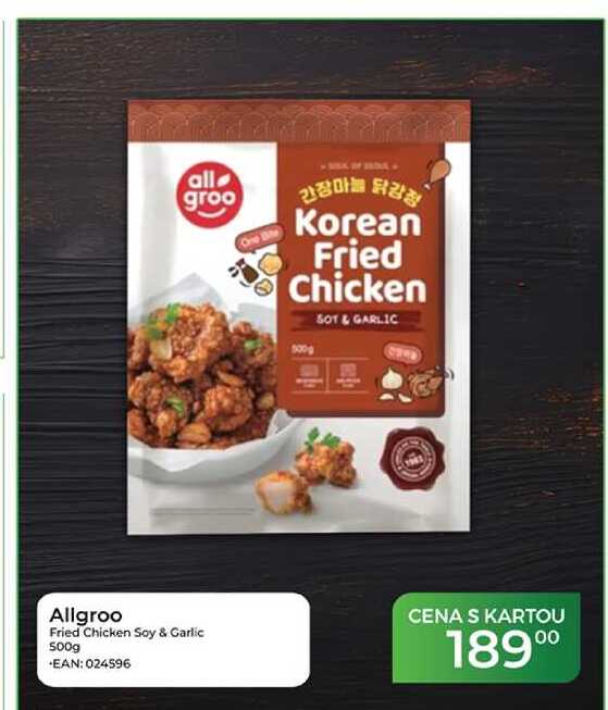 Allgroo Fried Chicken Soy & Garlic 500g