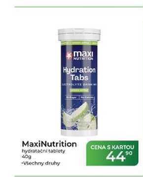 MaxiNutrition hydratační tablety 40g