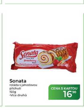Sonata roláda s jahodovou příchuti 150g