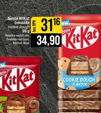 Nestlé KitKat čokoláda cookie dough 99 g 