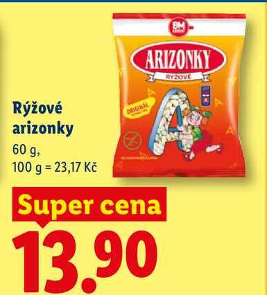 Rýžové arizonky, 60 g