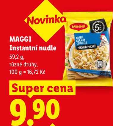 MAGGI Instantní nudle, 59,2 g