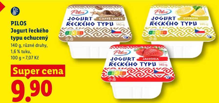 PILOS Jogurt řeckého typu ochucený, 140 g