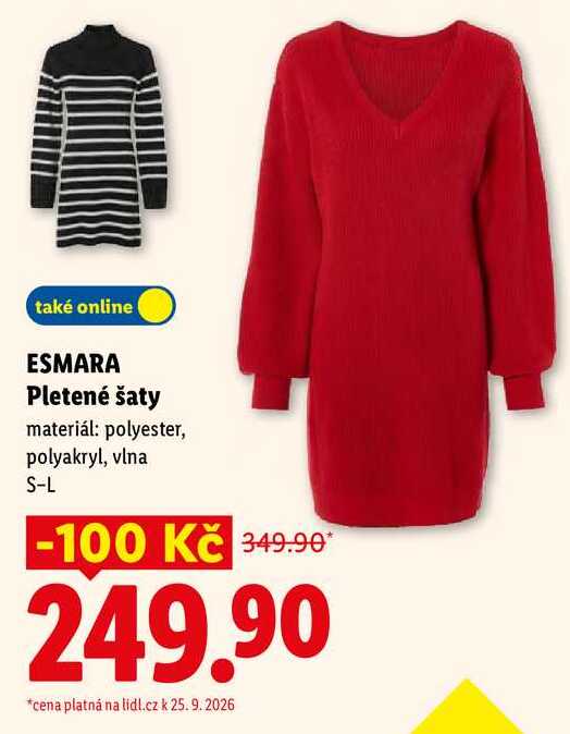 ESMARA Pletené šaty