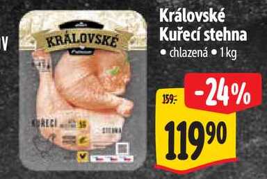 Královské Kuřecí stehna, 1 kg