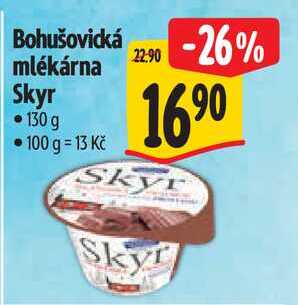 Bohušovická mlékárna Skyr, 130 g